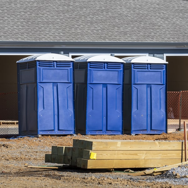 what is the expected delivery and pickup timeframe for the portable toilets in Decatur TN